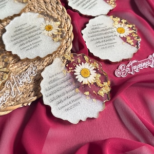 Ayatul Kursi Magnet Favor, Islamic Wedding Nikah Favor, Muslim Wedding Favor, Muslim Epoxy Magnet favors, Personalized Ameen Gift