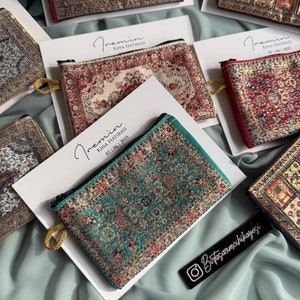 Premium Henna Partygeschenk, Mini Brieftasche auf personalisierter Karte, Henna Nacht Geschenke für Gäste, Henna Bevorzugungen, Brautparty Henna, Brautjungfer Bevorzugung