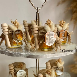 Mini honey jar, Honey jar, Honey wedding Favors, Honey jar favor, Engagement Gift, Wedding favors, Baby showers favors, Wedding Favors