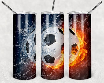 Soccer Tumbler | Etsy