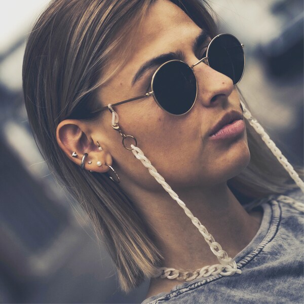 2in1 Brillenkette  + Maskenkette - Brillenketten, Sommer MUST-HAVE! Kette, Festival Schmuck, Sunglasses, Sonnenbrille