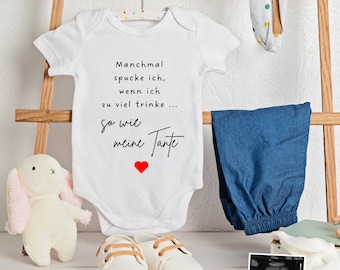 Short-sleeved baby bodysuit - romper in white, gift for aunt, uncle, sister, brother, best friend, best friend, gift