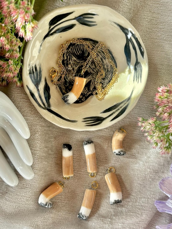 Buy Cigarette Butt Porcelain Charms Ceramic Hand Painted Handmade Non Toxic  Handcrafted Wearable Art Classy Trashy Moody Lana Del Ray Aesthetic Online  in India