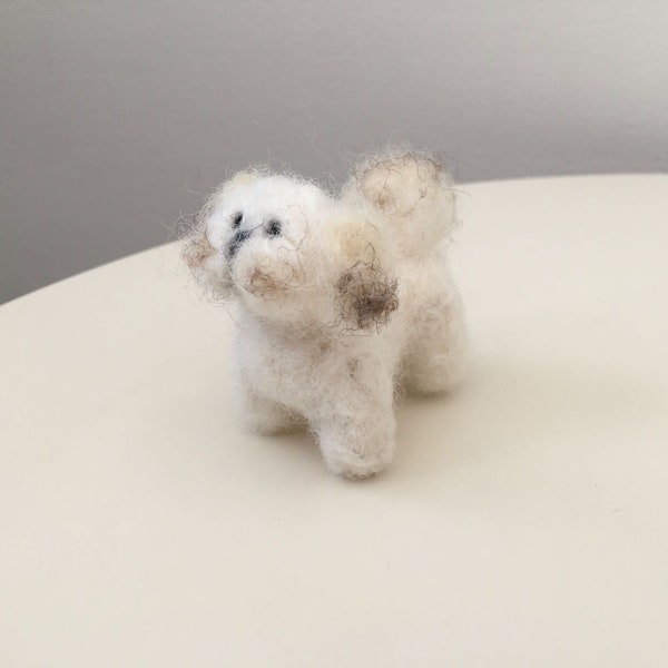 Needle Felt Lhasa Apso Dog