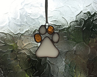 Glass Paw Print