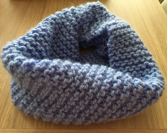 Chunky Snood in Light Blue