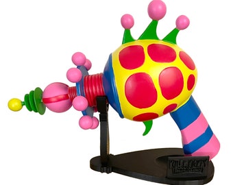 Killer Klowns From Outer Space Cotton Candy Space with Display Stand Gun Horror Movie Prop Toy