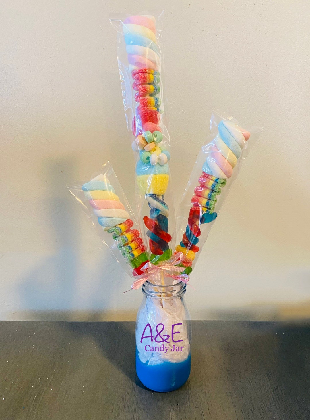 Candy Kabobs Party Favors Treat Boxes Sweet Sour Candy Candy on a Stick
