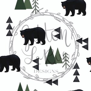 Woodland Bear Seamless File