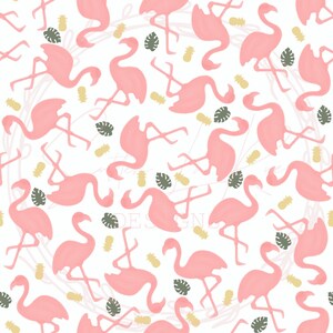 Flamingo Summer Vibes Seamless File