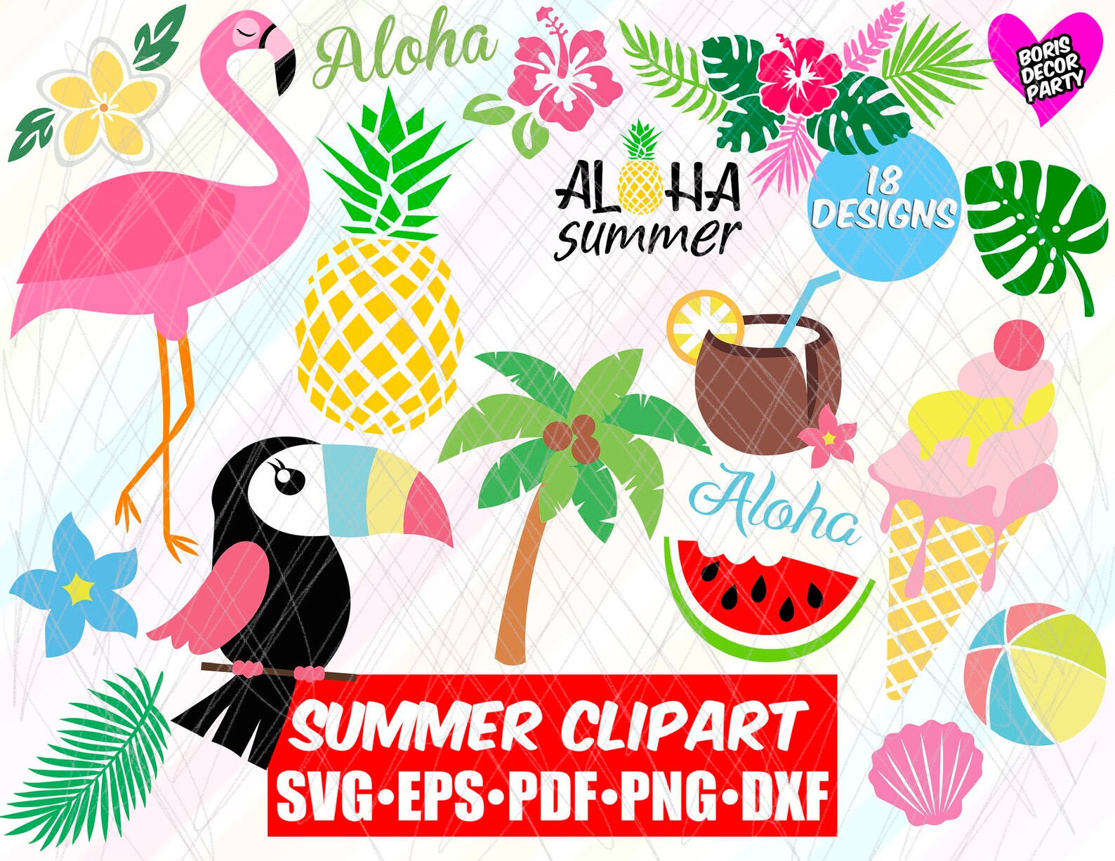 Download Summer Bundle svg png dxf jpg Files | Etsy