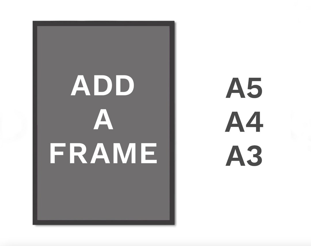 A5 A4 A3 Wooden Frame / Picture Frame / Photo Frame / Black Etsy