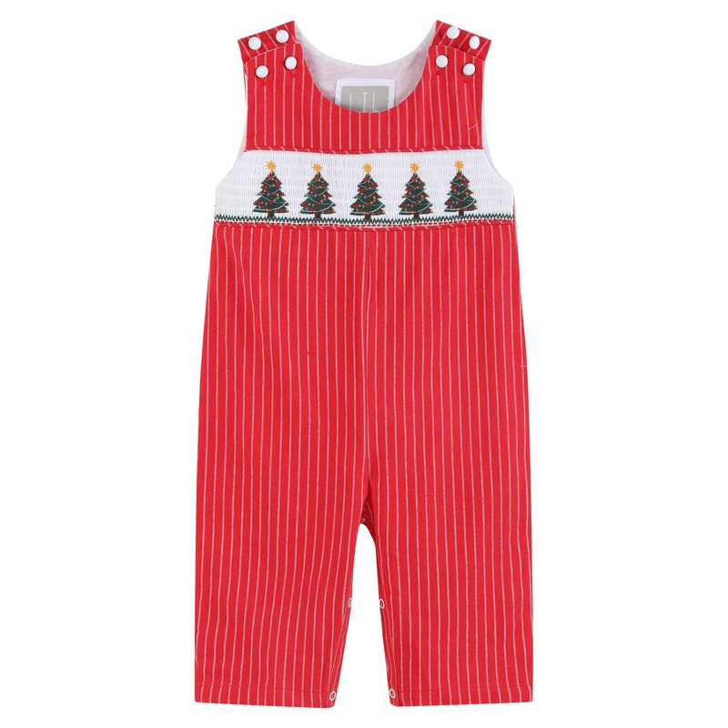 Tom Smocked Short Set - Holiday Pop main image 0