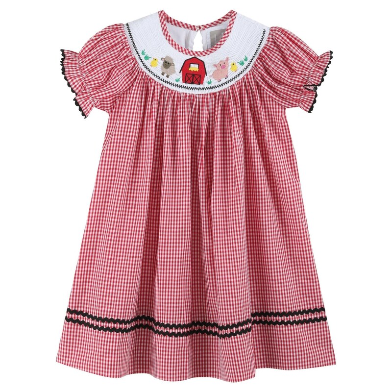 Chendamangalam Handloom - Bishop Smock Dress main image 0