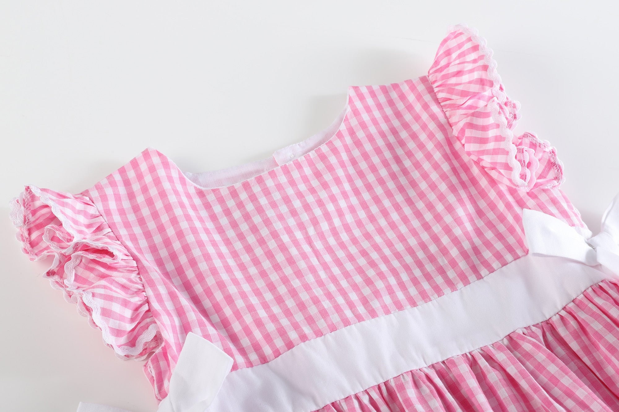 Light Pink Gingham A-Line Dress Light Pink Gingham A-Line Dress