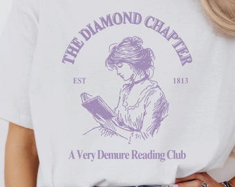 Romance Book Club Shirt Purple Regency Era Reader Tee Historical Romance Shirt Comfort Colors Literary T-Shirt Vintage Book Lover Gift