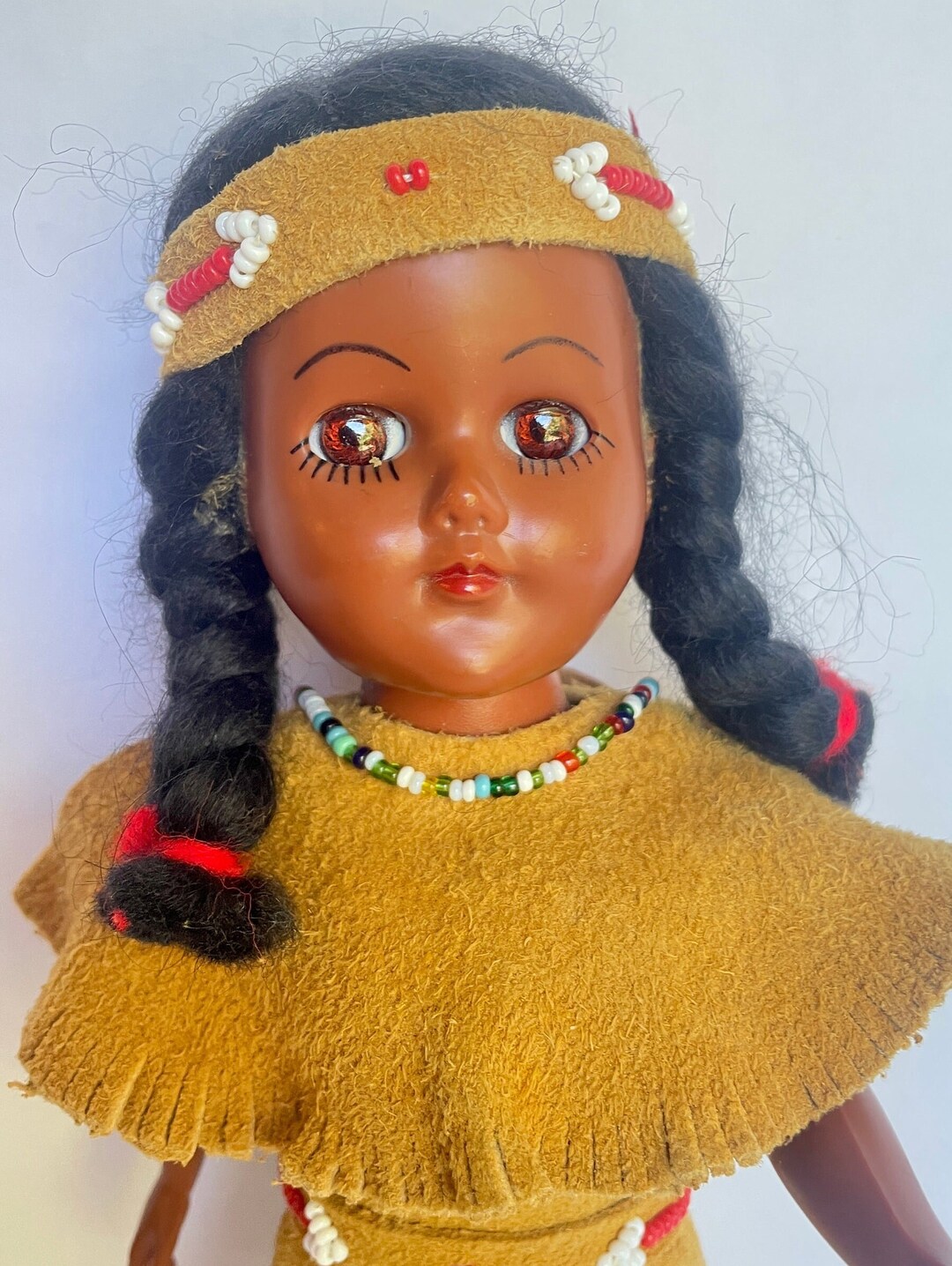 Vintage Native American Doll With Baby Etsy