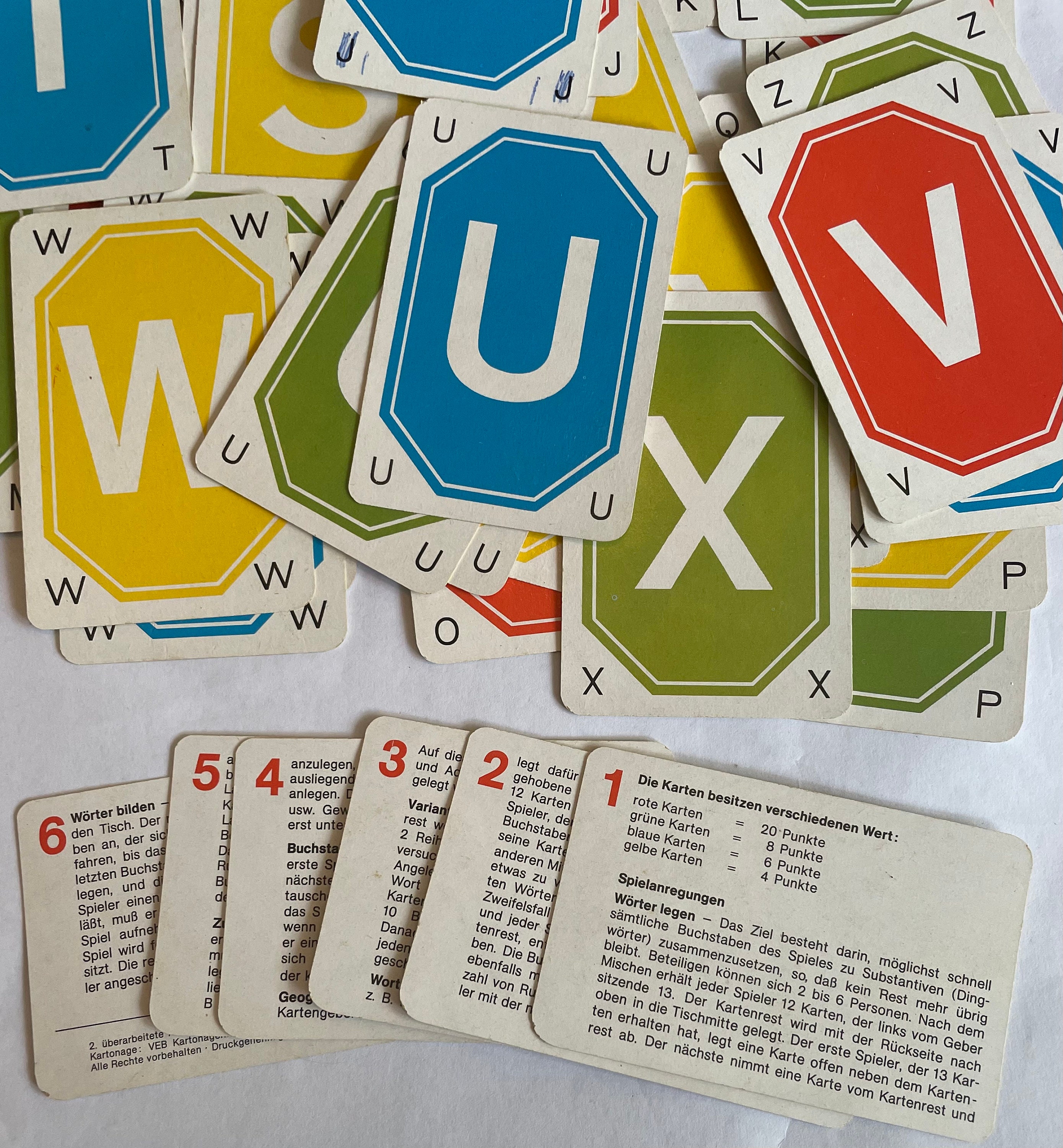 Vintage ABC Flash Cards Etsy