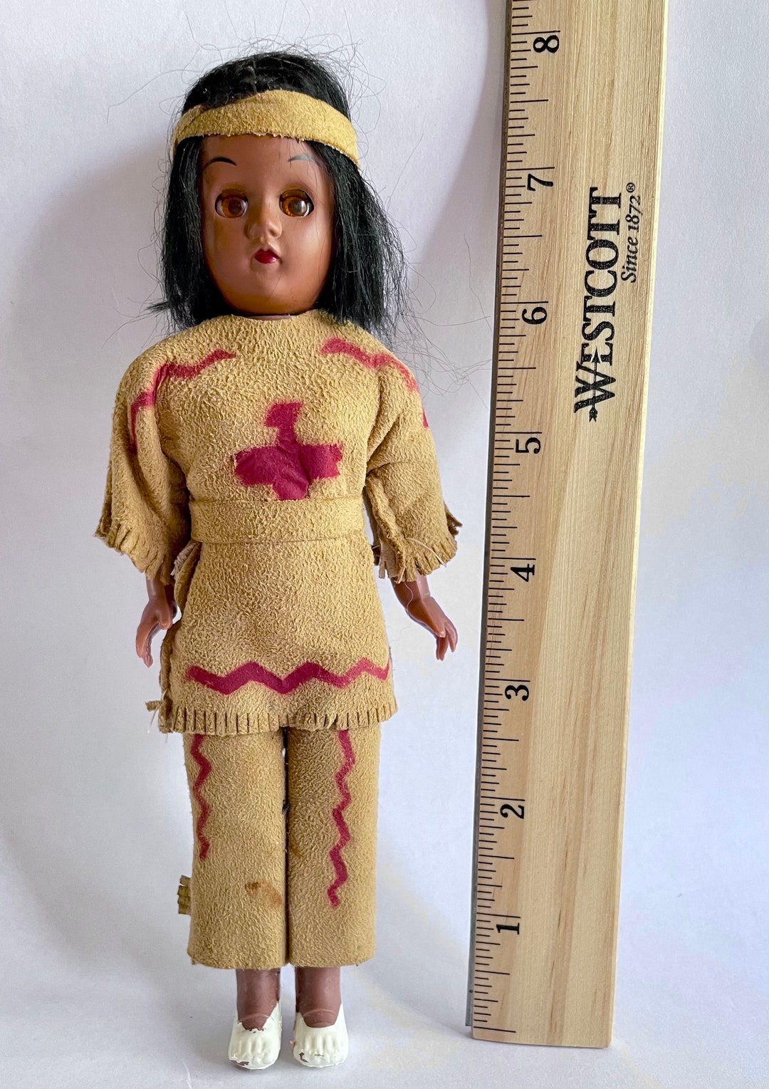 Vintage Carlson Native American Doll Etsy