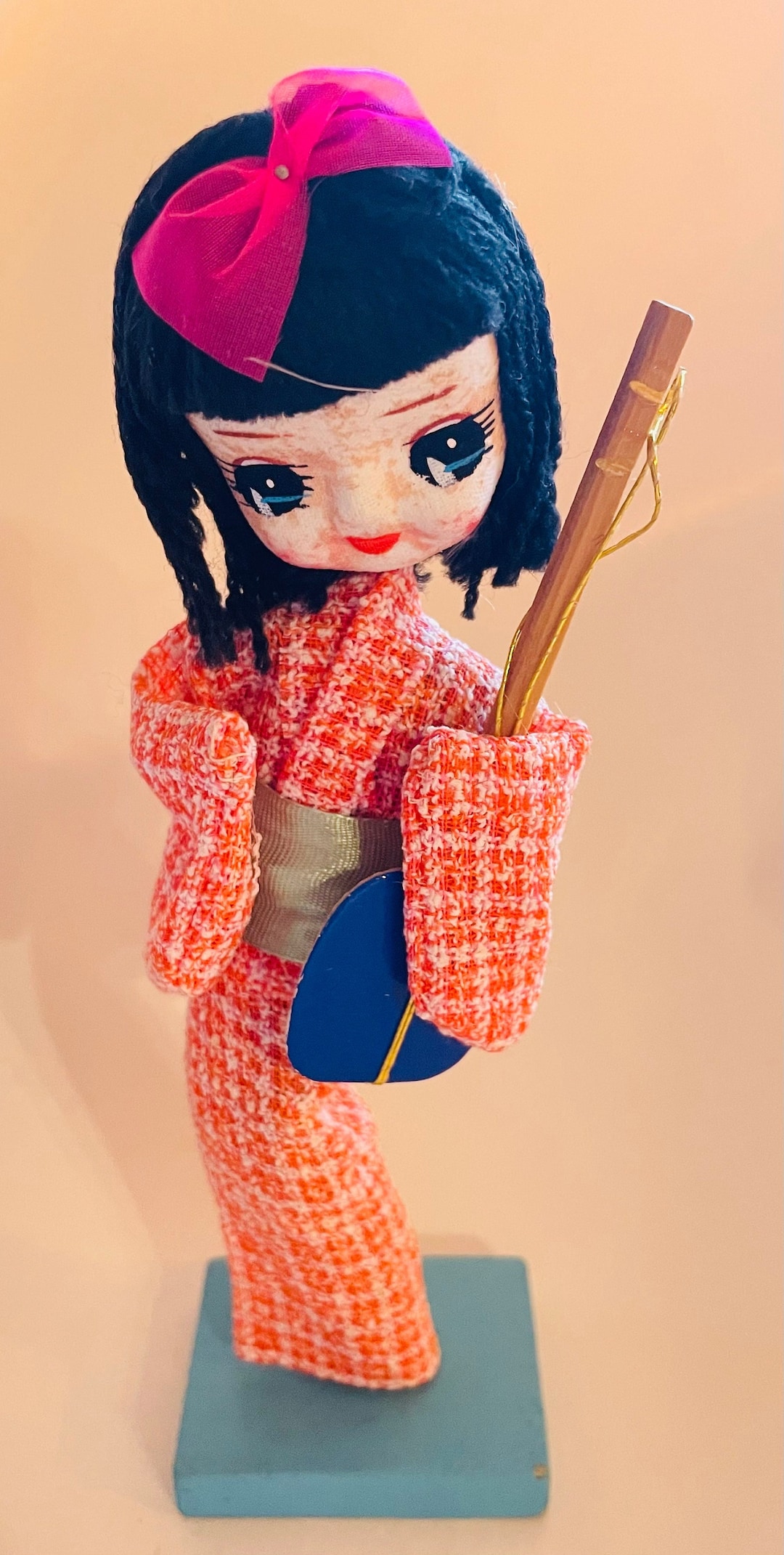 Vintage Japanese Big Eyed Doll Etsy
