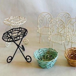 Fairy Garden Doll Furniture & Accessories