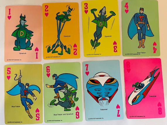 Vintage Hanna-barbera Prod. Crazy Eights Card Game Featuring