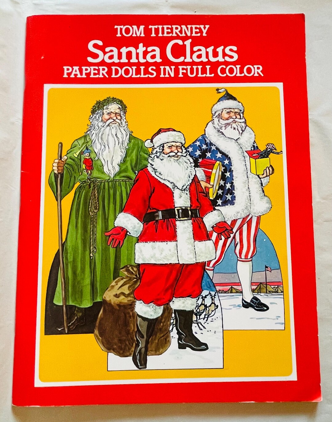 Vintage "santa Claus Paper Dolls in Full Color" Book by Tom Tierney - Etsy