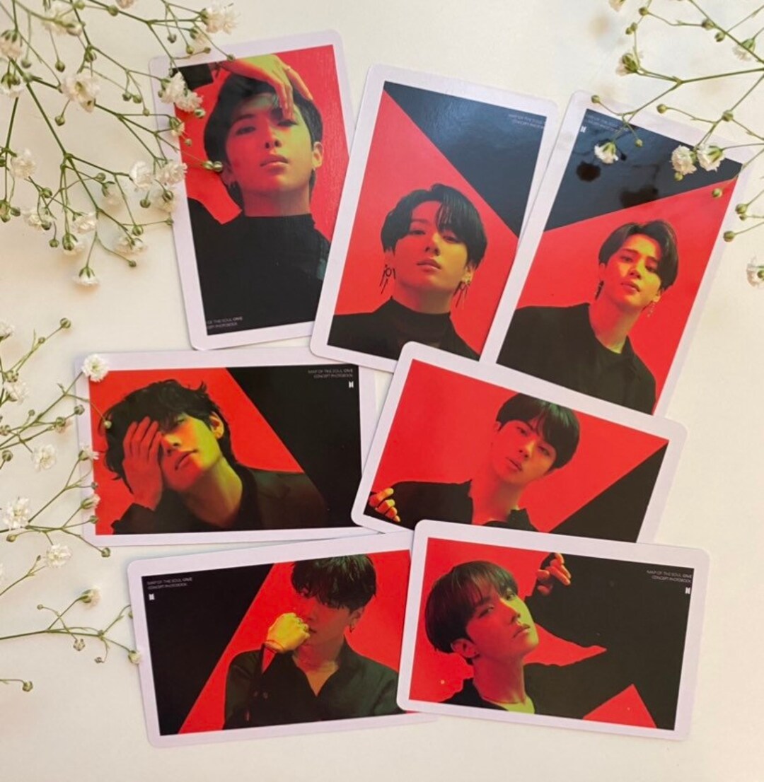 BTS Photocards Map of the Soul One Photocards Bts Concept Etsy