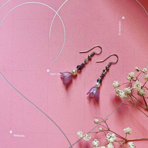 Bts love yourself flower earrings sale