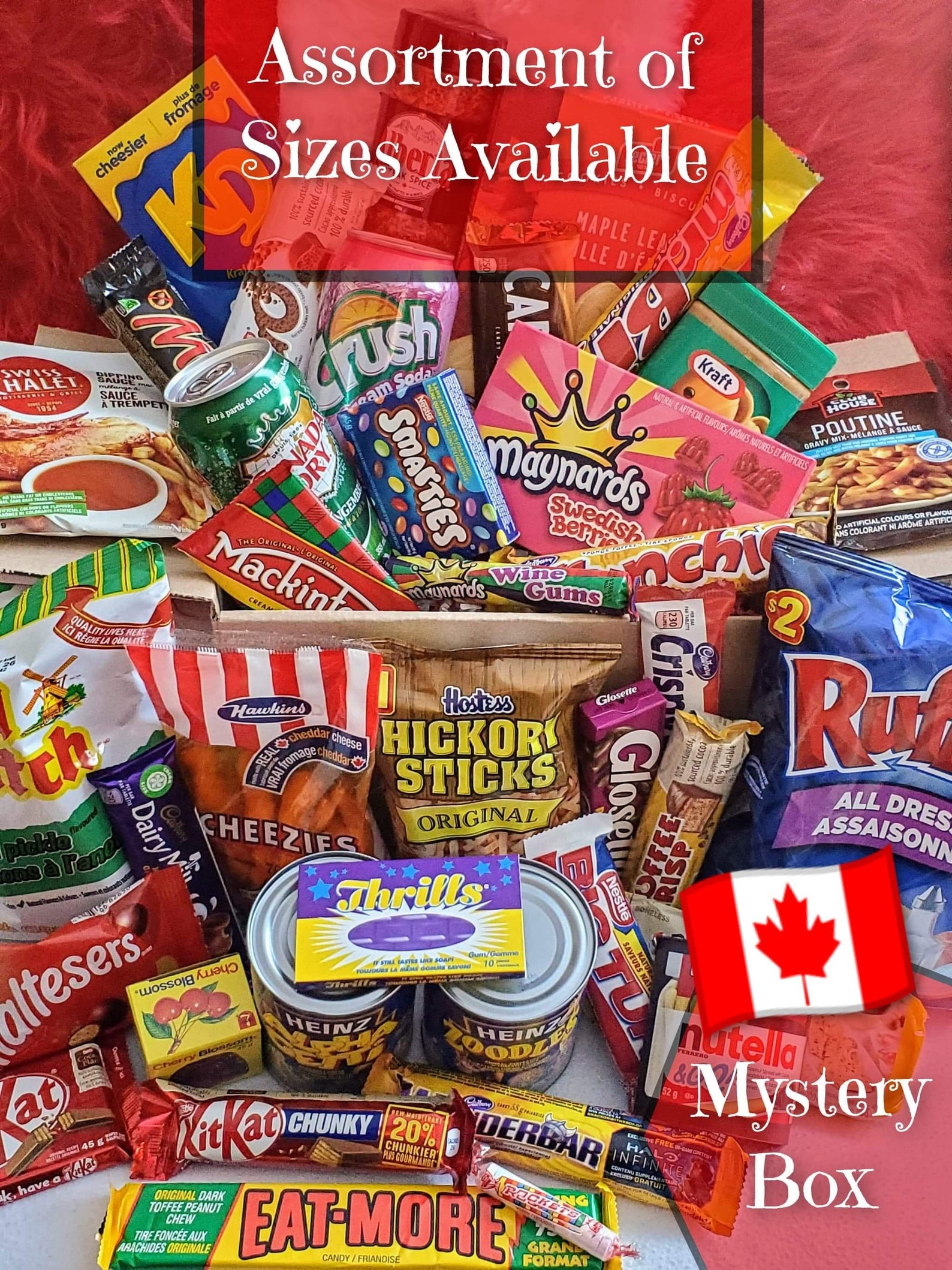 Canadian Sweet and Savory Mystery Chocolate and Candy Snack Etsy New