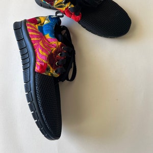 Mexicaanse geborduurde tennisschoenen, sneakers, geborduurde sneakers, bloemensneakers, geborduurde schoenen, ambachtelijke sneakers
