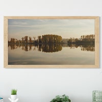 Samsung Frame TV Art, Lake Mirror, картина озера, мгновнная загрузка, цифровая