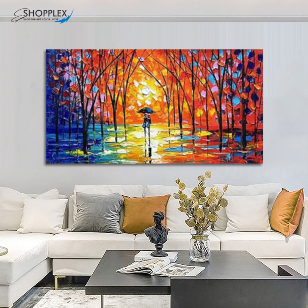 Wall Art Canvas Extra Large Abstract Canvas Art, Original Oil Painting on Canvas, Canvas Print