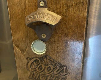 Coors Light Magnetic Bottle Opener