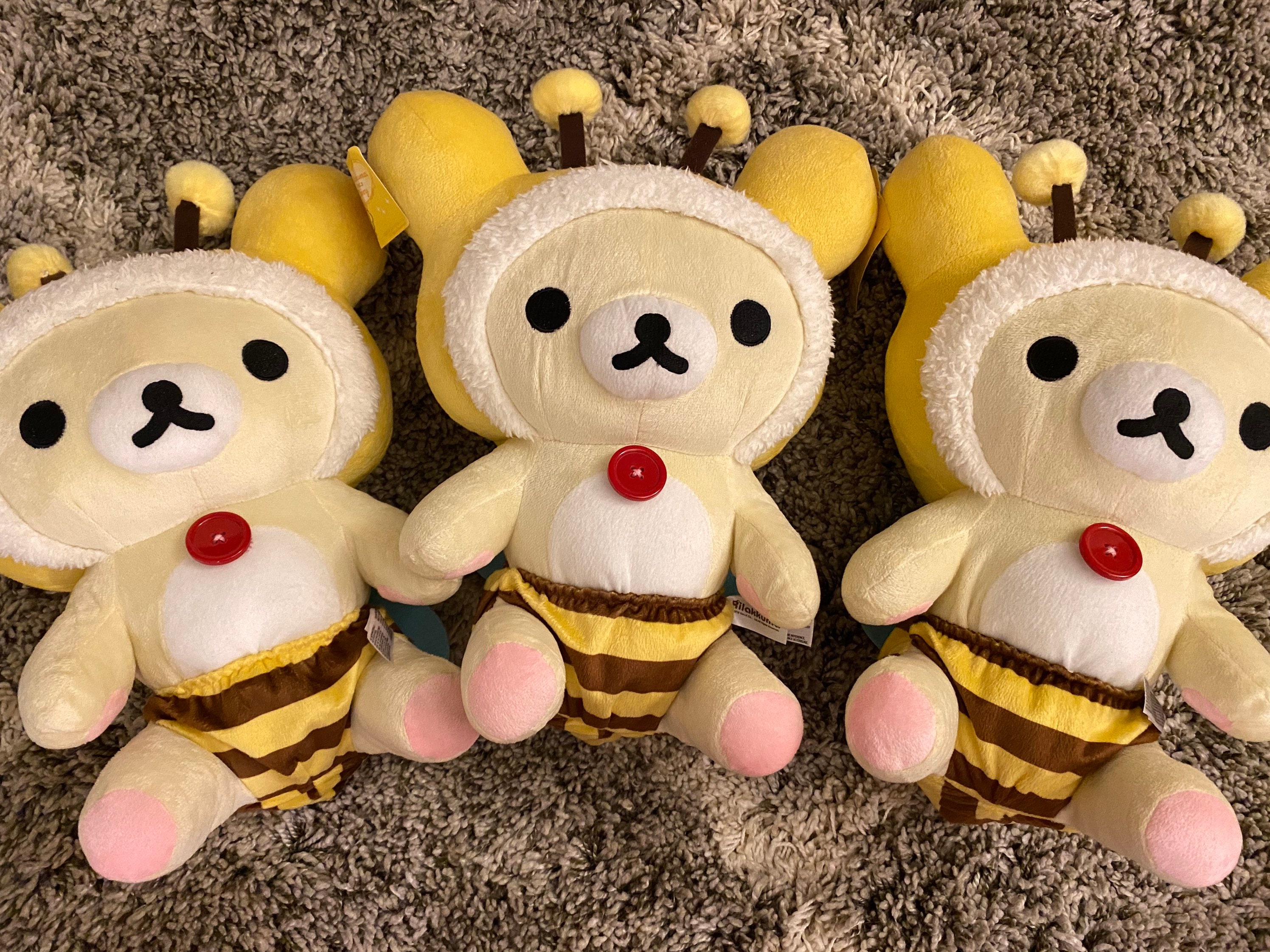 rilakkuma bee plush