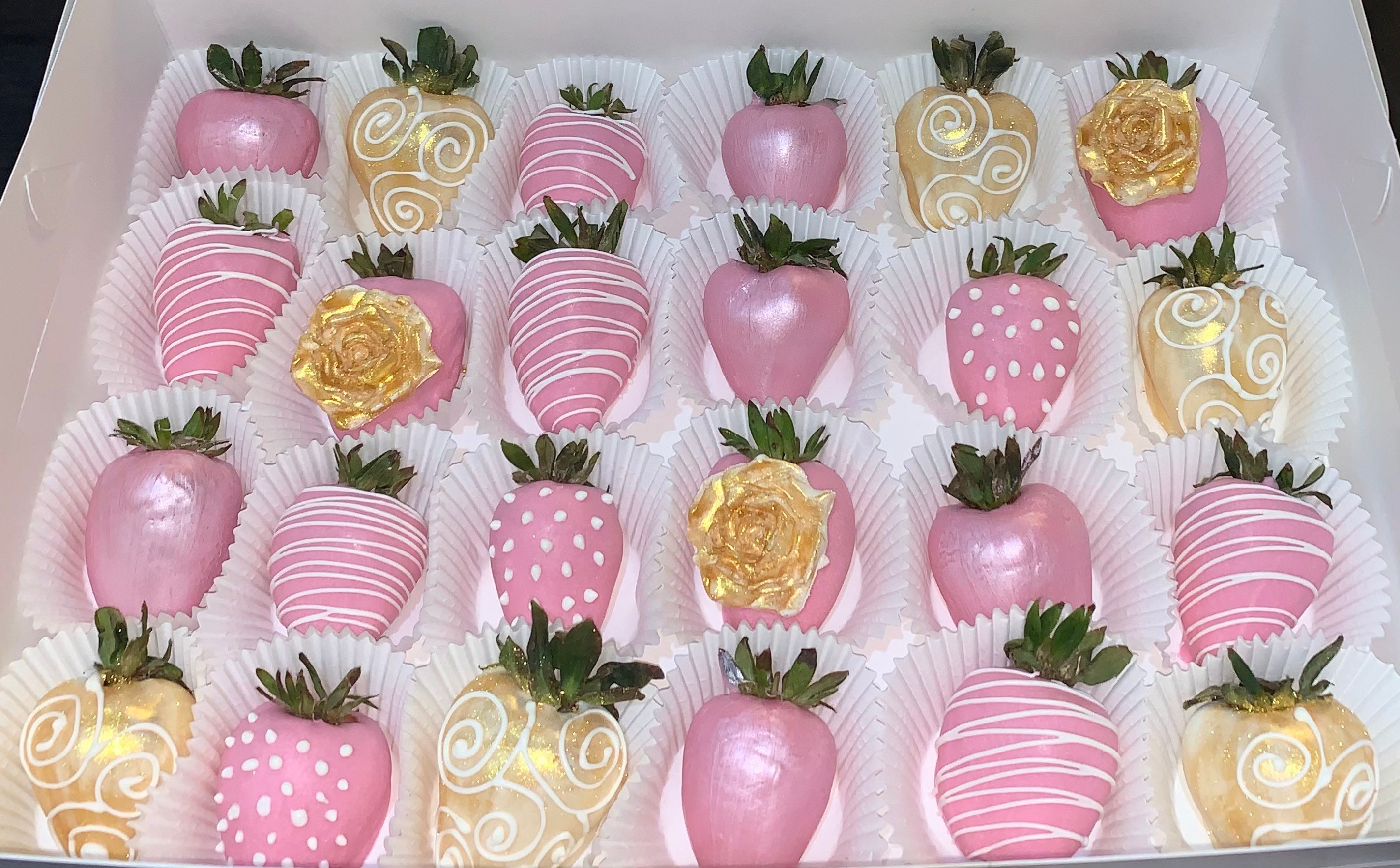 Fillable Letter Box with Chocolate Covered Strawberries Etsy