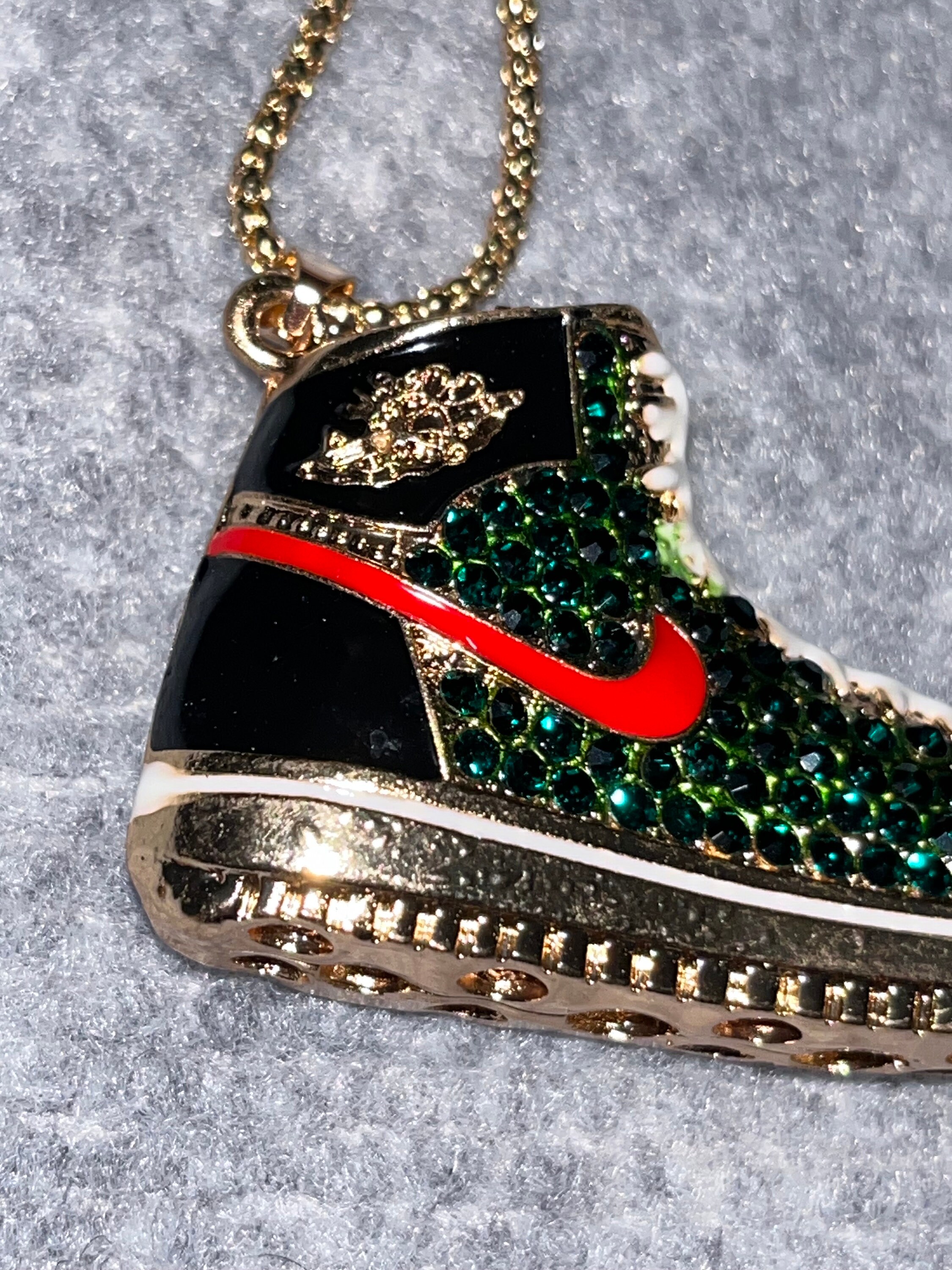 Betsey Johnson Nike Jordan Shoe Necklace New Etsy