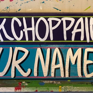 Custom Username signs