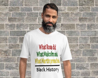 Mens "What" Black History tee