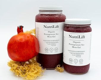 Organic Pomegranate Sea Moss Gel