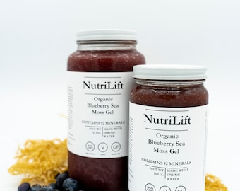 Organic Blueberry Sea Moss Gel
