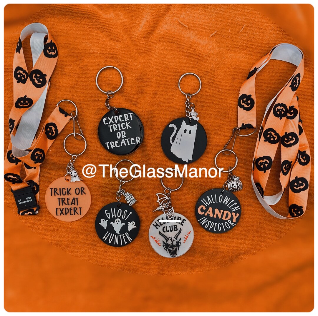 Halloween Keychains / Spooky Keychains / Bag Accessories/ - Etsy