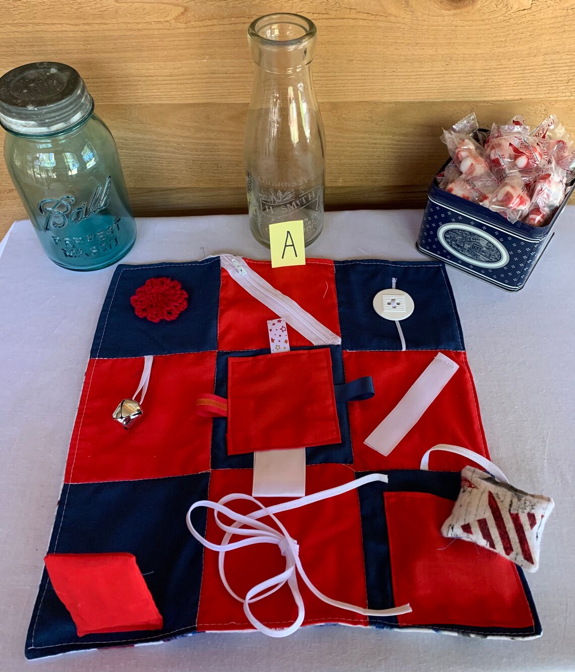 Alzheimers fidget lap quilt Dementia Fidget Blanket Etsy