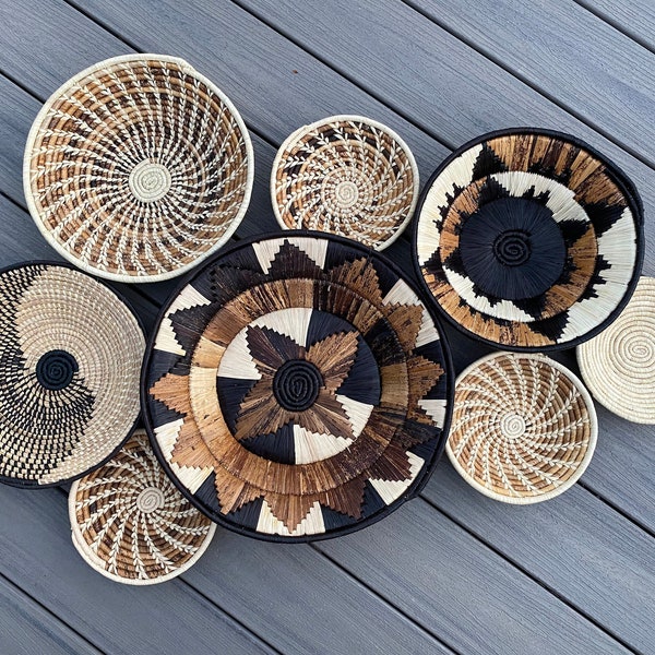 Wall Basket Set of 3 Etsy
