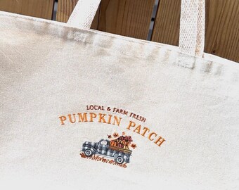 Pumpkin Patch Tote Bag