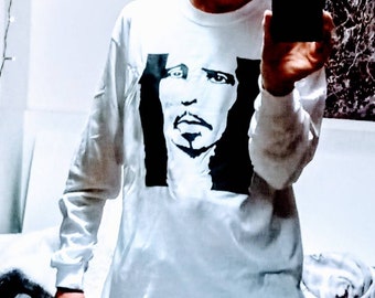 Custom shirt- "original drawing of Chris Cornell" great gift.   One of a kind.  Get yours today