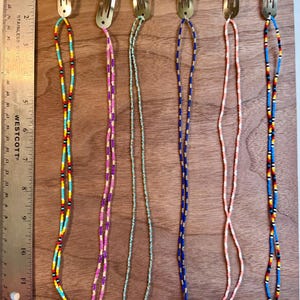 2-strand Bead Hair Clips