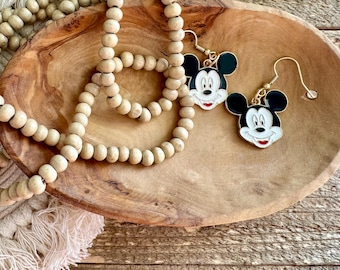 Mickey Mouse Smile Earrings