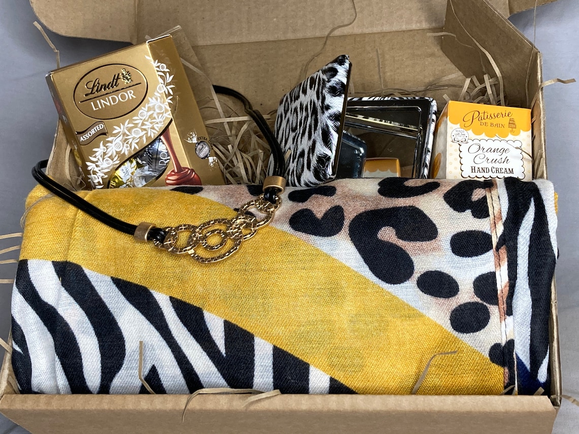 Animal Print Womens Accessories Gift Box Birthday gift box Etsy