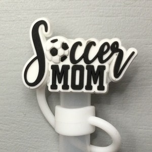Soccer mom straw topper
